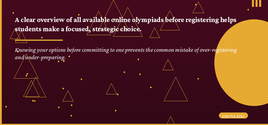 Overview of online olympiad options for Indian students in 2026